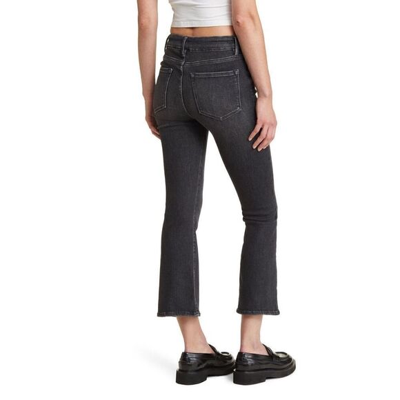 FRAME Black LeCropMini Boot Jeans - Picture 2 of 2